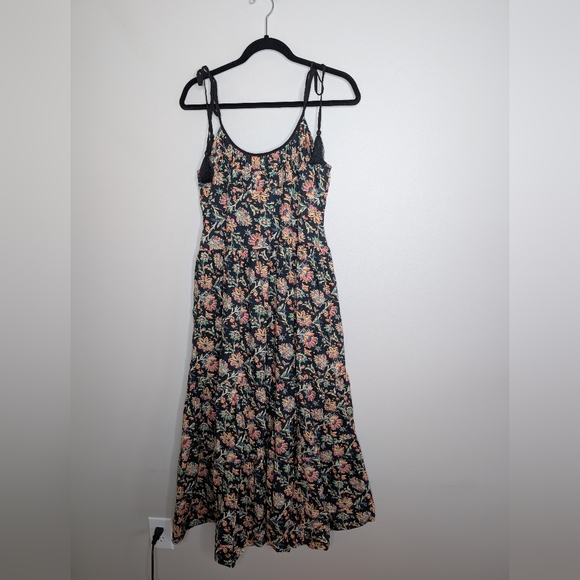 The Great The Breeze Dress Black Floral sz 3 Large - Picture 3 of 9